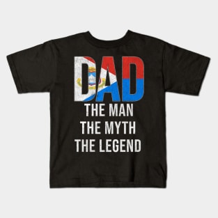 St Sint Maartener Dad The Man The Myth The Legend - Gift for St Sint Maartener Dad With Roots From St Sint Maartener Kids T-Shirt